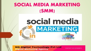 Social Media Marketing (SMM) Services