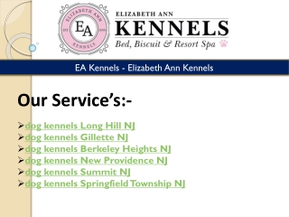 dog kennels Summit NJ