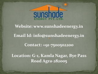 Get Solar Panel System Service in Agra