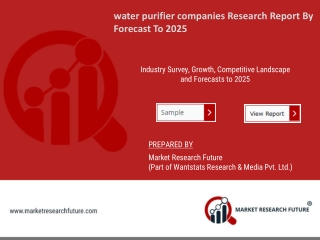 water purifier companies