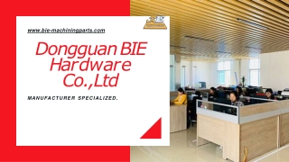 Dongguan cnc manufacture