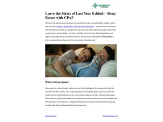 Leave the Stress of Last Year Behind – Sleep Better with CPAP