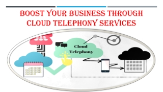 Boost your business through Cloud Telephony Services