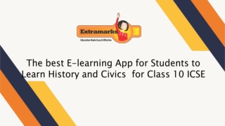 The best E-learning App for Students to Learn History and Civics  for Class 10 ICSE
