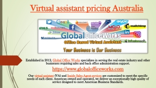 Virtual assistant pricing Australia