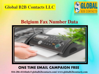 Belgium Fax Number Data