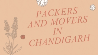 Packers and Movers in Chandigarh| 9855528177 |Movers & Packers in Chandigarh