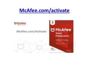 McAfee.com/Activate