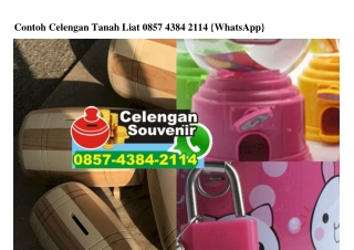 Contoh Celengan Tanah Liat Ö85743842114[wa]