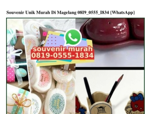 Souvenir Unik Murah Di Magelang 08I9•0555•I834[wa]