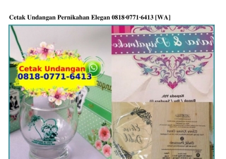 Cetak Undangan Pernikahan Elegan Ô818–Ô771–6413[wa]