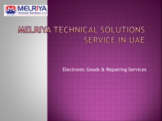 Affordable Electronic Goods Repairing Services in UAE