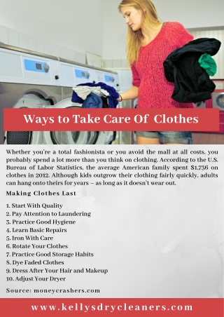 Ways to Take Care Of Clothes