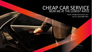 Cheap Limo Companies Near Me at The Lowest Rates