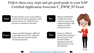 That's Easy way to get success in SAP C_EWM_95 Exam with good grades