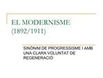 EL MODERNISME 1892