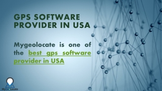 GPS Software Provider in USA