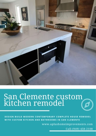 San Clemente custom kitchen remodel