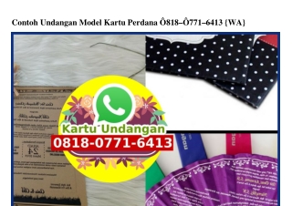 Contoh Undangan Model Kartu Perdana O8I8O77I64I3[wa]