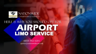 Here is Why You Should Opt for Airport Car Service
