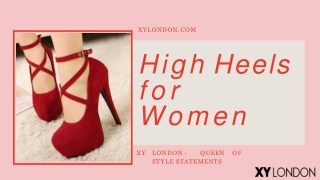 High heels for women