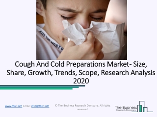 Cough And Cold Preparations Market Global Analysis and Forecasts 2023