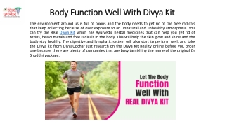 Divya Kit Makes Immunity System Strong