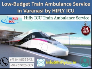 Get Instant Train Ambulance Service by HIFLY ICU