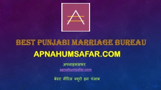best punjabi marriage bureau 01814640041