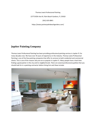 Jupiter Painting Company