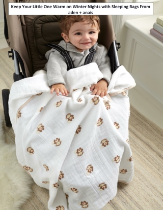 Keep Your Little One Warm on Winter Nights with Sleeping Bags From aden   anais