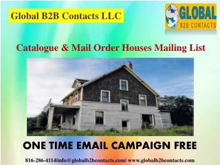 Catalogue & Mail Order Houses Mailing List