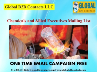 Chemicals and Allied Executives Mailing List