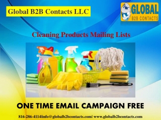 Cleaning Products Mailing Lists