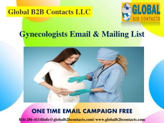 Gynecologists Email & Mailing List