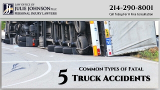 Five Common Types of Fatal Truck Accidents