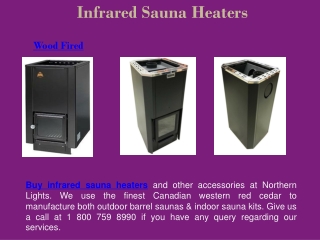 Infrared Sauna Heaters