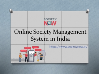 Online Society Management System in India