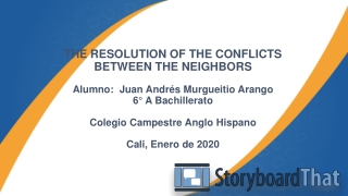 Juan Andrés Murgueitio Arango - THE RESOLUTION OF THE CONFLICTS BETWEEN THE NEIGHBORS