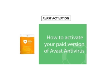 Avast.com/activate | Download, Install & Activate with Key Code