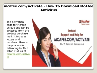 mcafee.com/activate - How To Download McAfee Antivirus