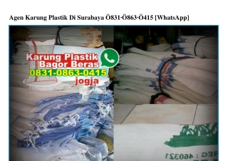Agen Karung Plastik Di Surabaya 083108630415[wa]