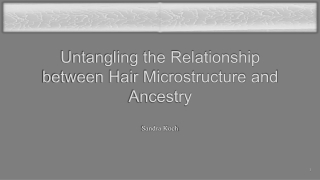 Untangling the Relationship between Hair Microstructure and Ancestry