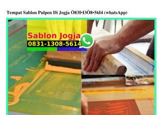 Tempat Sablon Pulpen Di Jogja 0831~1308~5614[wa]