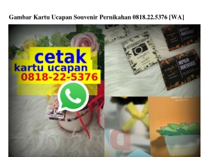 Gambar Kartu Ucapan Souvenir Pernikahan O818 22 5376[wa]