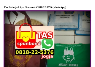 Tas Belanja Lipat Souvenir Ö8I8-22-5376[wa]