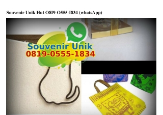 Souvenir Unik Hut O8I9.O555.I834[wa]