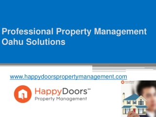 Professional Property Management Oahu Solutions