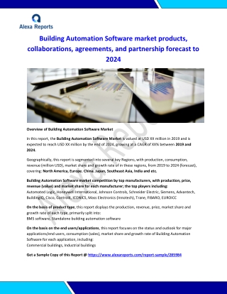 Building Automation and Control System (BACS)
