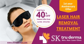 Laser Hair Removal Treatment in Sarjapur Road, Bangalore | SK truderma anniversary Offer 2020